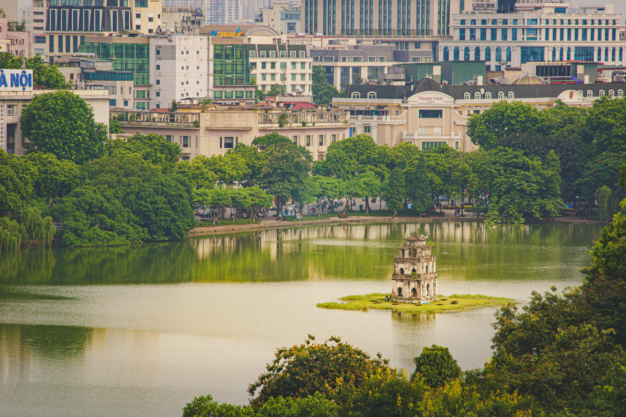OLD QUARTER, HANOI/VIETNAM – JULY 16: City and top view of The H