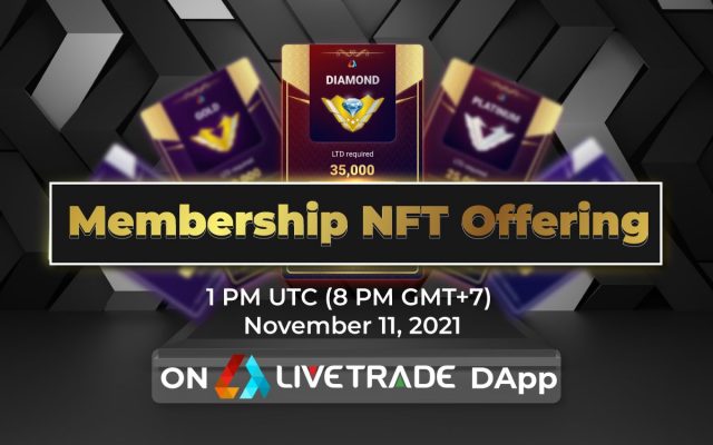 LiveTrade Membership NFT offering